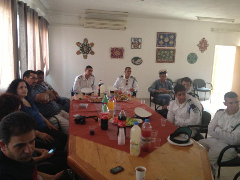 ביקור וחנוכת כיכר עש נחצ'ה במבואות ים 2013